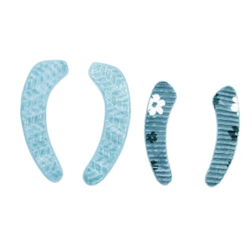 Toddmomy 2 Paare Toilettensitzbezug aus Polyester und Schwamm Waschbares Warmes Hautfreundliches Sitzkissen Rutschfest und Bequem Passend für Kleine und Große Wc sitze Komfortabel für von Toddmomy