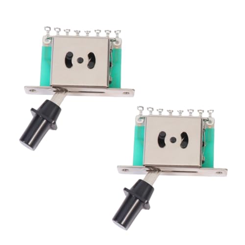 Toddmomy 2 STÜCK Gang Pickup Schalter Ersatzschalter für Gitarre Langlebiger Toggle Switch für E Gitarrenstil Einfacher Austausch Defekter Pickup schalter von Toddmomy
