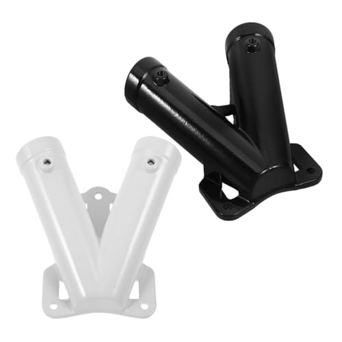 Toddmomy 2 Sätze Förmige Aluminiumlegierung Fahnenmast Wandhalterung Robuster Wetterfester Flaggenhalter für Terrasse Balkon Stabiler Outdoor Fahnenhalter Langlebig Windbeständig von Toddmomy