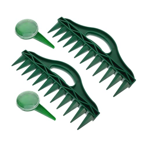 Toddmomy 2sätze Pflanzholz Gartenwerkzeug Erdstanzwerkzeuge Handpflanzer Erdspaten Pflanzwerkzeuge Gartenpflanzwerkzeuge Pflanzholz Pflanzer Werkzeug von Toddmomy