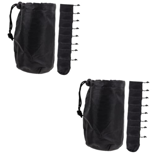 Toddmomy 2 Sätze Masonglasabdeckung Schwarz Gläser Mauerwerk Breit Über Nacht Einmachglas-schattenabdeckungen Mason Jar Blackout Sprossenglashülse Sprossenglasdeckel Polyester 12 Stück * 2 von Toddmomy