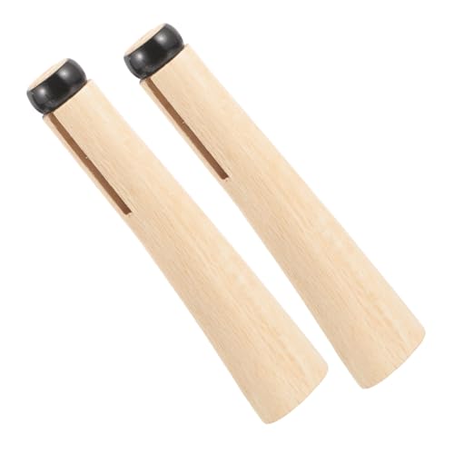 Toddmomy 2 Satz Teiliges Holzgriff Ersatzgriff für Axt Ergonomisch Geformter Holzstiel Komfortabler Griff für Gartengeräte und Holzbearbeitung von Toddmomy