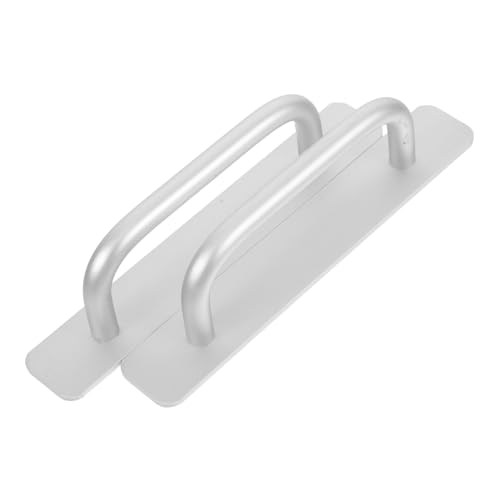 Toddmomy 2 Stück Aluminiumlegierung Möbelgriff Selbstklebend ohne Bohren Vintage Schrankgriff für Schubladen Kleiderschränke Balkontüren Langlebig Sicherer Halt Minimalistisches Design von Toddmomy
