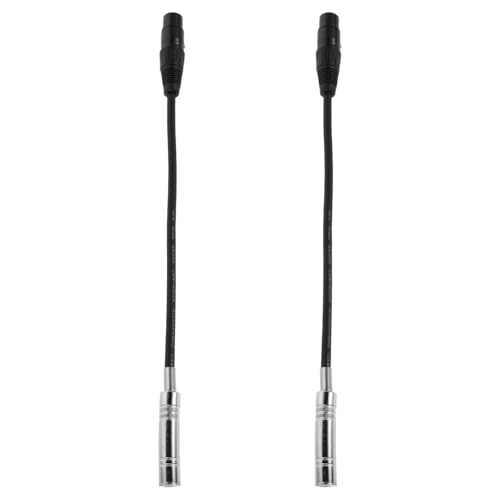Toddmomy 2 Stück Buchse auf Buchse Audiokabel: 6,5 mm 3-poliges XLR-Mikrofonkabel – 3-poliges symmetrisches Audiokabel für Mikrofon-Mixer-Lautsprecher-Studioaufnahmen Toddmomy 2 Stück Buchse auf Buchse Audiokabel: 6,5 mm 3-poliges XLR-Mikrofonkabel – 3-poliges symmetrisches Audiokabel für Mikrofon-Mixer-Lautsprecher-Studioaufnahmen von Toddmomy