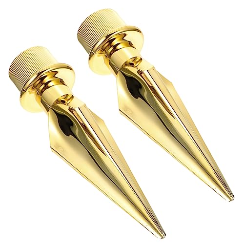 Toddmomy 2 Stück Fahnenmast Topper Dekorative Fahnenmastspitzen Rostfrei und Hitzebeständig für Garten und Outdoor Verwendung für Neue Bürogebäude von Toddmomy