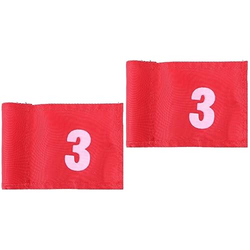 Toddmomy Golfzubehör 2st Herstellerflagge Trainingsfahne Flagge Für Hof Flagge Üben Grüne Fahnen Setzen Rohrform Golf Accessories von Toddmomy