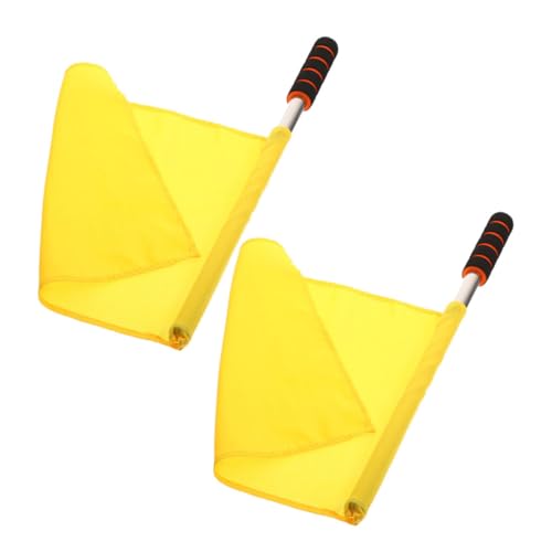 Toddmomy 2 Stück Handliche Schiedsrichter warnflaggen in Leuchtendem Gelb Klare Sichtbarkeit für Volleyball und Sporttraining Kreative Auffällige Signalfahnen für Effektive Kommunikation Toddmomy 2 Stück Handliche Schiedsrichter warnflaggen in Leuchtendem Gelb Klare Sichtbarkeit für Volleyball und Sporttraining Kreative Auffällige Signalfahnen für Effektive Kommunikation von Toddmomy