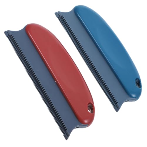 Toddmomy 2 Stück Haustier Haarentfernerbürste Wiederverwendbar Lint Remover aus Abs TPR für Kleidung Sofa Teppich Bettwäsche Haustierhaare Entfernen Einfach zu Reinigen Tragbar von Toddmomy