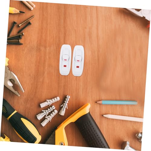 Toddmomy 2 Stück Inline Schnurschalter mit Kontrollleuchte Installieren mit Überlastschutz Geeignet für Tischlampen und Wohnraumbeleuchtung von Toddmomy