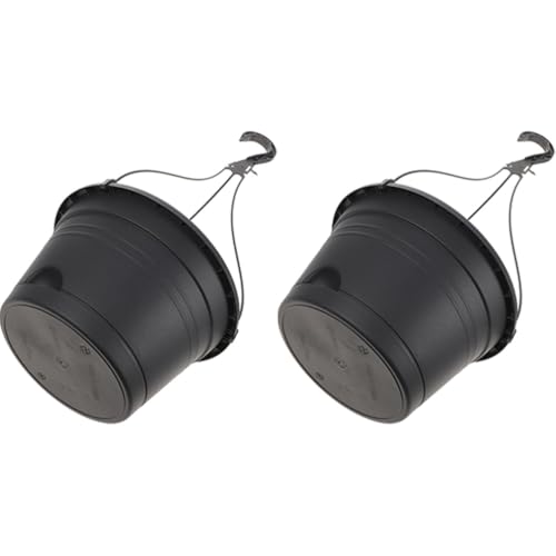 Toddmomy 2stücke Hängende Pflanzgefäße Für Balkon Und Garten Wandblumentöpfe Mit Haken Modernes Design Aus Langlebigem Für Sukkulenten Und Blumen Für Innen Und Außen Geeignet von Toddmomy