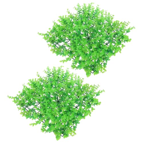Toddmomy 2 Stück Künstliche Pflanzen Wandpaneel Simulierte Eukalyptus Graswand Dekoration für Zuhause Wiederverwendbar Einfache Installation und Außenbereich Gartenverkleidung Toddmomy 2 Stück Künstliche Pflanzen Wandpaneel Simulierte Eukalyptus Graswand Dekoration für Zuhause Wiederverwendbar Einfache Installation und Außenbereich Gartenverkleidung von Toddmomy
