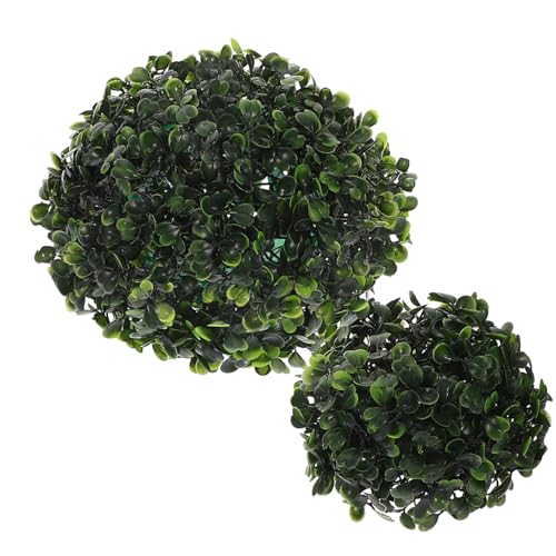 Toddmomy 2 Stück Künstliche Topiary Kugeln und Dekorative Pflanzenbälle Strapazierfähigem Material für Garten Hochzeit und Innenräume Pflegeleicht und Langlebig Toddmomy 2 Stück Künstliche Topiary Kugeln und Dekorative Pflanzenbälle Strapazierfähigem Material für Garten Hochzeit und Innenräume Pflegeleicht und Langlebig von Toddmomy