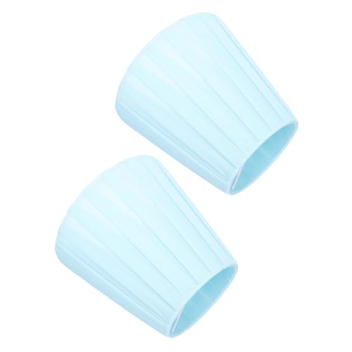 Toddmomy 2 Stück Lampenschirme aus Leichtem Stoff Dekorative Lampenschirm Ersatzteile für Tischlampe Wandlampe Stehlampe Sanftes Licht Staubschutz Einfache Montage Hellblau von Toddmomy