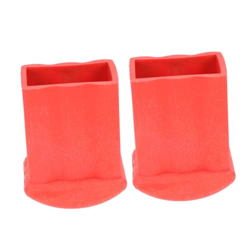 Toddmomy 2 Stück Leiterfußmatten Rutschfest Gummi Ersatzleiterfüße Leiterfußschutz Fußkappen für Klappleitern Rot Langlebig Geräuschdämpfend Einfache Montage Toddmomy 2 Stück Leiterfußmatten Rutschfest Gummi Ersatzleiterfüße Leiterfußschutz Fußkappen für Klappleitern Rot Langlebig Geräuschdämpfend Einfache Montage von Toddmomy