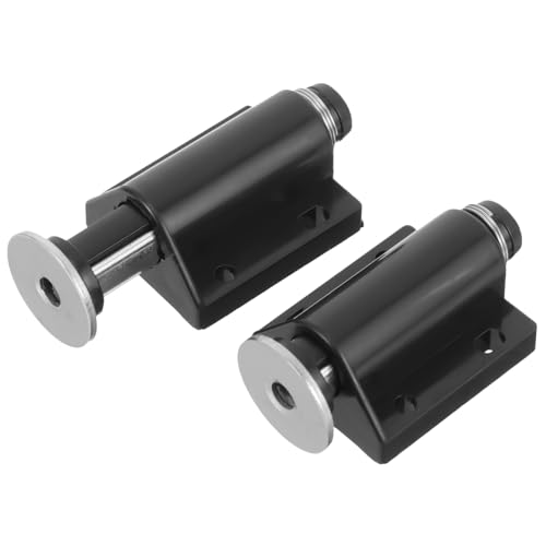 Toddmomy 2 Stück Magnetischer Push to open Türverschluss Versteckter Schranktür Riegel mit Selbstschließendem Magnetschnapper Langlebig und Verschleißfest Geeignet für Kleiderschränke von Toddmomy