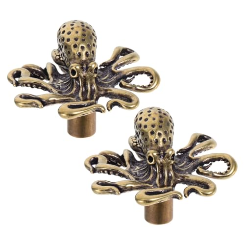 Toddmomy 2 Stück Messing Türgriffe Vintage Schrankknöpfe Strandstil Möbelgriffe für Schubladen Kommode Möbel Ziehgriffe Robust Langlebig für Zuhause Büro Hotel von Toddmomy