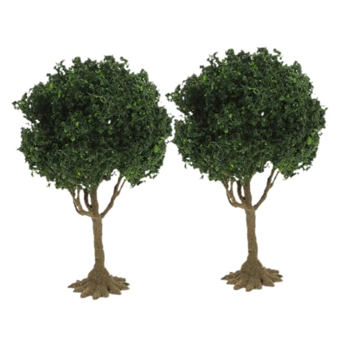 Toddmomy 2 Stück Miniaturbaum Modell Simulation Baumfiguren für Sandtisch und Architekturmodelle für DIY Projekte und Miniaturlandschaften von Toddmomy