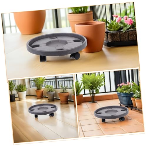 Toddmomy 2 Stück Mobiler Pflanzroller mit Lenkrollen und Bremse Runder Pflanzenuntersetzer Dickem Kunststoff Tragfähiger Blumentopf Ständer für Balkon Wohnzimmer und Büro Wassersammelnd Toddmomy 2 Stück Mobiler Pflanzroller mit Lenkrollen und Bremse Runder Pflanzenuntersetzer Dickem Kunststoff Tragfähiger Blumentopf Ständer für Balkon Wohnzimmer und Büro Wassersammelnd von Toddmomy