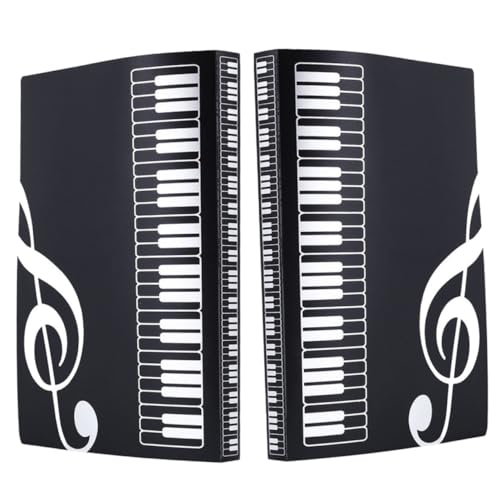Toddmomy 2 Stück Notenmappe Seiten Schwarzer Kreativer Dokumentenordner für Büro und Schule Tragbarer Aktenordner aus Strapazierfähigem Material für Musiknoten Papiere und Organisieren Toddmomy 2 Stück Notenmappe Seiten Schwarzer Kreativer Dokumentenordner für Büro und Schule Tragbarer Aktenordner aus Strapazierfähigem Material für Musiknoten Papiere und Organisieren von Toddmomy