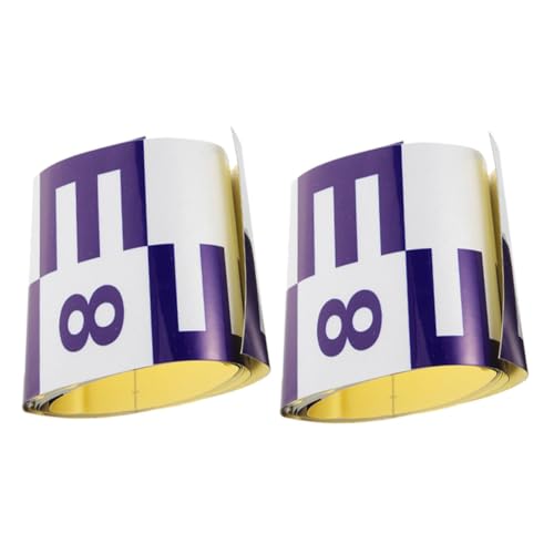 Toddmomy 2 Stück Reflektierende Selbstklebende Wasserstandsanzeige Teiche und Aquarien Genaue Tiefenmessung Wasserfester Pegelmesser mit Nachtreflexion Tragbar und Einfach Anzubringen von Toddmomy