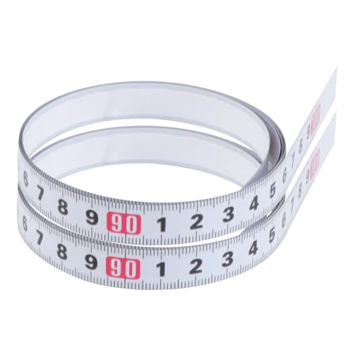 Toddmomy 2 Stück Selbstklebendes Stahl Maßband mit metrischer Einteilung Holzverarbeitung Lineal Kratzfest mit Farbiger Markierung für Gehrungssäge Werkbank Tischsägen und Werkzeuge Toddmomy 2 Stück Selbstklebendes Stahl Maßband mit metrischer Einteilung Holzverarbeitung Lineal Kratzfest mit Farbiger Markierung für Gehrungssäge Werkbank Tischsägen und Werkzeuge von Toddmomy