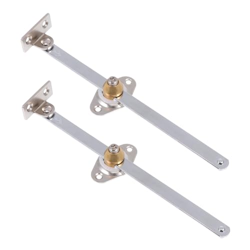 Toddmomy 2 Stück Stabile Türstützstangen aus Langlebige Schrankstützen für Klappenschranktüren Rostfreie Nickelbeschichtete Haltestangen für Kleiderschrank Einfach zu Montieren von Toddmomy