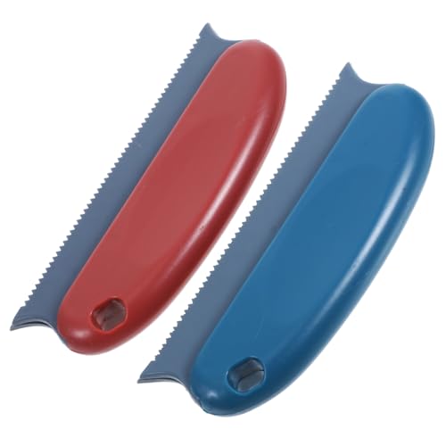 Toddmomy 2 Stück Teiliges Haustierhaarentferner Bürste aus Langlebigem Abs TPR Effektive Schnelle Entfernung von Katzen und Hundehaaren Sofa Bett Kleidung Tragbar und Einfach zu Reinigen von Toddmomy