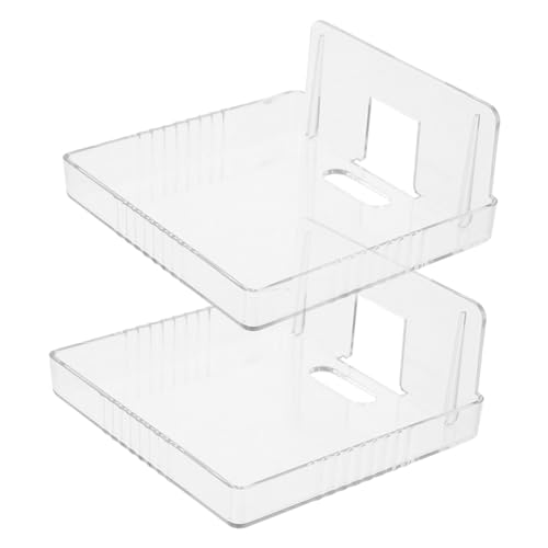 Toddmomy 2 Stück Teiliges Kleine Bohrfreie Wandhalterungen aus Robustem Material Stabiler Monitor und Wandregal Platzsparend Transparent Einfache Montage von Toddmomy