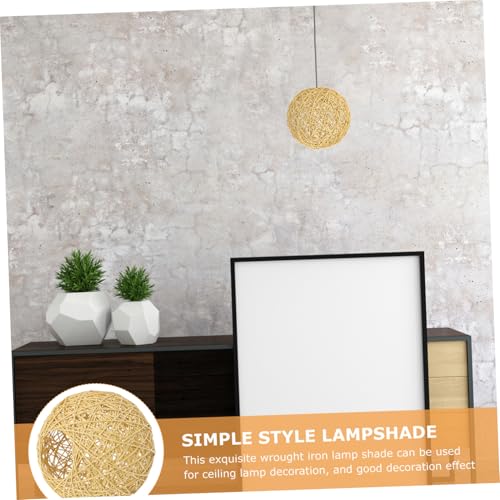 Toddmomy 2 Stück Teiliges Runder Handgewebter Rattan Lampenschirm Natürlicher Stabiler Lampenüberzug für Innenbeleuchtung Leichte DIY Dekoration für Wohnzimmer Schlafzimmer Hotel Toddmomy 2 Stück Teiliges Runder Handgewebter Rattan Lampenschirm Natürlicher Stabiler Lampenüberzug für Innenbeleuchtung Leichte DIY Dekoration für Wohnzimmer Schlafzimmer Hotel von Toddmomy