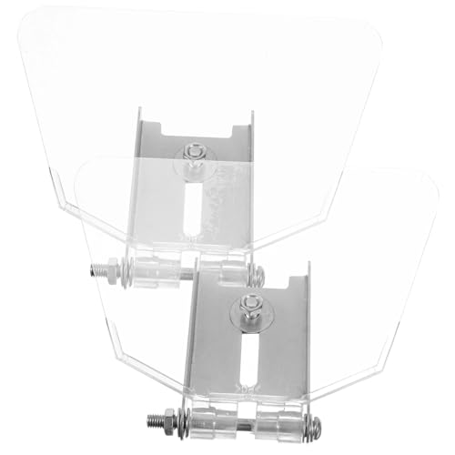Toddmomy 2 Stück Teiliges Schutzschild für Schleifbock aus Edelstahl Robustes Augenschutz Transparentem Abs panel Rostfrei Stabiler Halter Einfache Montage für Werkbank schleifmaschinen Toddmomy 2 Stück Teiliges Schutzschild für Schleifbock aus Edelstahl Robustes Augenschutz Transparentem Abs panel Rostfrei Stabiler Halter Einfache Montage für Werkbank schleifmaschinen von Toddmomy