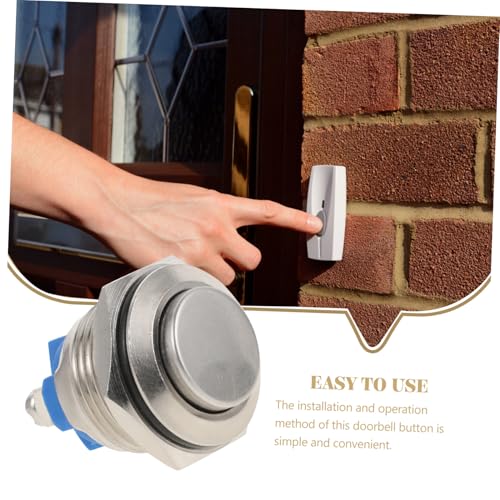 Toddmomy 2 Stück Teiliges Türklingel Ersatzset Beleuchteter Druckknopf Installieren Langlebiger Klingeltaster für Kabelgebundene Haustürklingeln Universeller Klingeltaster Ersatz von Toddmomy