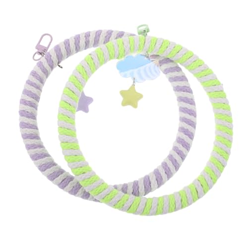 Toddmomy 2stücke Schaukel-Spielzeug Für Papageien Zum Aufhängen Vogel-schaukel-Leiter Aus Baumwolle Und Seil Hängende Ringe Für Papagei Wellensittich Sittich Nymphensittich Lovebird Toddmomy 2stücke Schaukel-Spielzeug Für Papageien Zum Aufhängen Vogel-schaukel-Leiter Aus Baumwolle Und Seil Hängende Ringe Für Papagei Wellensittich Sittich Nymphensittich Lovebird von Toddmomy