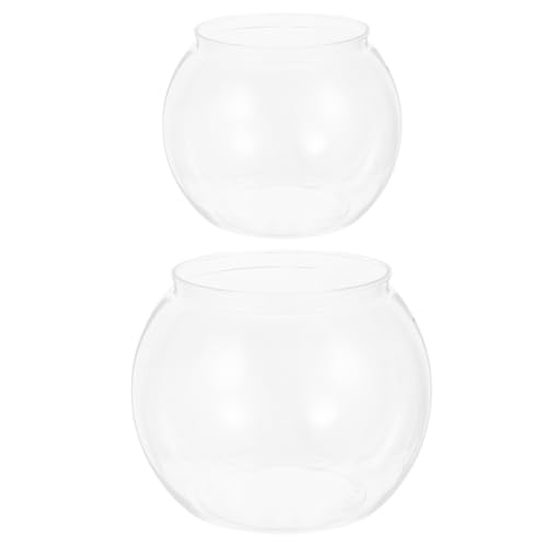 Toddmomy 2 Stück Transparentes Desktop Aquarium Robuster Plastikfischbehälter Kugelform für Büro und Wohnraumdekoration für Fische und Schildkröten Kleine und Mittlere Ausführungen Toddmomy 2 Stück Transparentes Desktop Aquarium Robuster Plastikfischbehälter Kugelform für Büro und Wohnraumdekoration für Fische und Schildkröten Kleine und Mittlere Ausführungen von Toddmomy