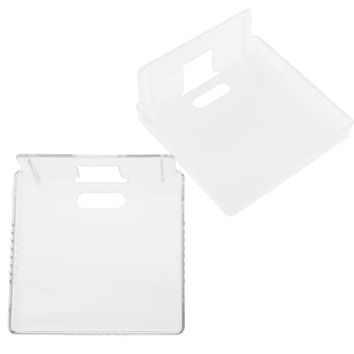 Toddmomy 2 Stück Transparentes Selbstklebendes Wandregal für Babyphone und Überwachungskamera Halterung Platzsparend Robust Einfache Montage für Router und Sicherheitsgeräte von Toddmomy