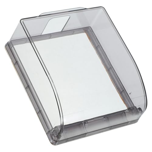 Toddmomy 2 Stück Wasserdichte Steckdosenabdeckung aus Selbstklebender Schutz für Badezimmer und Küche Spritzwasserfester Schutz für Wandsteckdosen Einfach zu Reinigen und Langlebig von Toddmomy