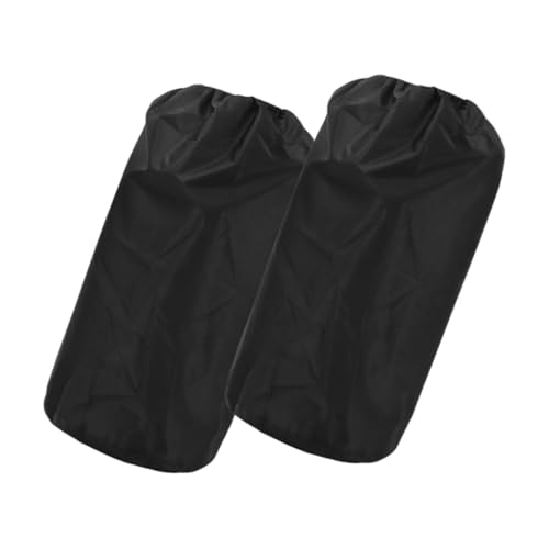 Toddmomy 2 Stück Wasserdichter Oxford Stoff Gasflaschenschutz mit Zugband Robuste Abdeckhaube für Kleine Outdoor Gasflaschen Vollflächiger Schutz vor Wasser Staub und UV Strahlen von Toddmomy