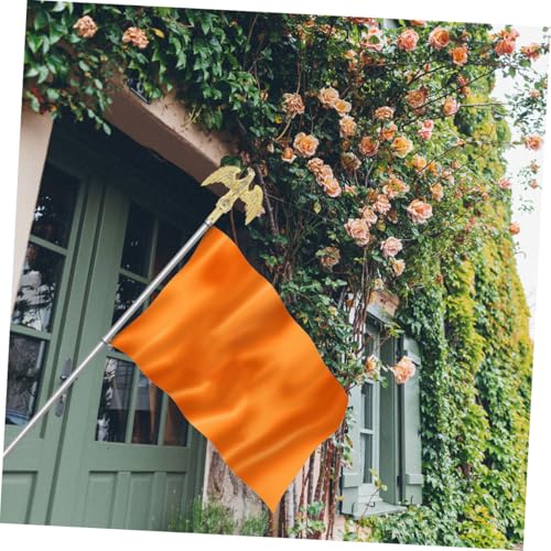 Toddmomy 2 Stück Wetterfester Goldener Fahnenmast-aufsatz Elegantem Adlerkopf Robustes Flaggenmast-top Ornament für Garten und Innenbereich Dekorativer Ersatz für Gartenfahnen von Toddmomy