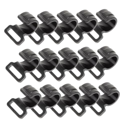 Toddmomy 20 Stück Multifunktionale Zelt Haken Kunststoff Robuste Clips für Camping Vielseitige Zeltzubehörteile für Outdoor Einfach zu Installierende Verbindungshaken für Zeltstangen von Toddmomy