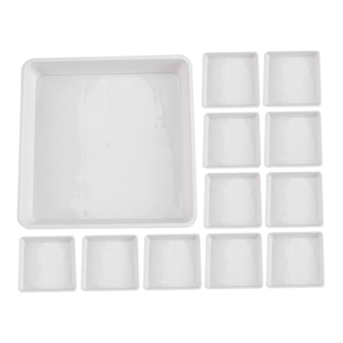 Toddmomy 20 Stück Pflanzuntersetzer Robuste Blumentopf Schalen wasserdichte Tropfschalen für Bonsai und Potted Plants Weiß Langlebig und Praktisch von Toddmomy
