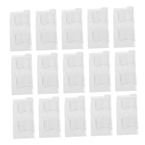 Toddmomy 20 Stück Selbstklebende Haken für Außenlichter Wetterfeste Clips für Lichterketten Transparente Kabelhalter für Garten Terrasse und Balkon Kabelklammern Toddmomy 20 Stück Selbstklebende Haken für Außenlichter Wetterfeste Clips für Lichterketten Transparente Kabelhalter für Garten Terrasse und Balkon Kabelklammern von Toddmomy