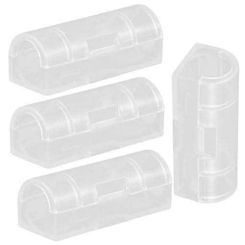 Toddmomy 20 Stück Selbstklebende Kabelclips Transparent Kabelhalter zur Wand Schreibtischbefestigung Starke Haftung Einfache Montage Praktische Kabelführung für Daten Stromkabel von Toddmomy