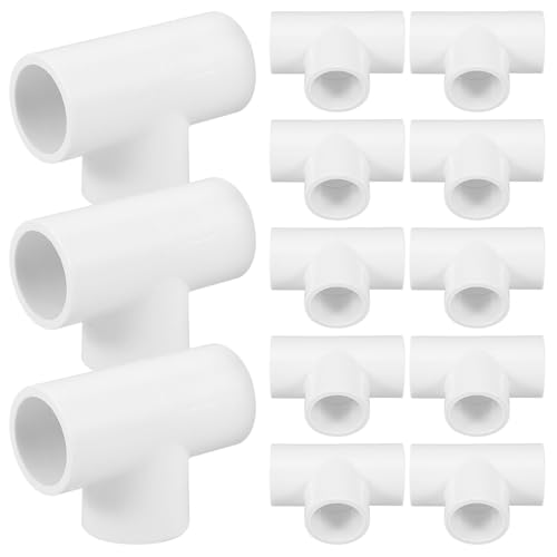 Toddmomy 20 Stück Teiliges PVC Rohrverbinder Abzweiger für Küchenspülen Einfach zu Installierender Ablaufadapter mit Überlaufdesign für Verschiedene Anwendungen von Toddmomy