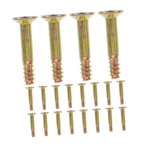 Toddmomy 20 Stücke Sonnenschirm Baldachin Pole Anschlüsse Schrauben Wiederverwendbare Pavillon Verschluss Schraube Für Outdoor Camping Zelte Sonnensegel Befestigung Hardware Goldene von Toddmomy