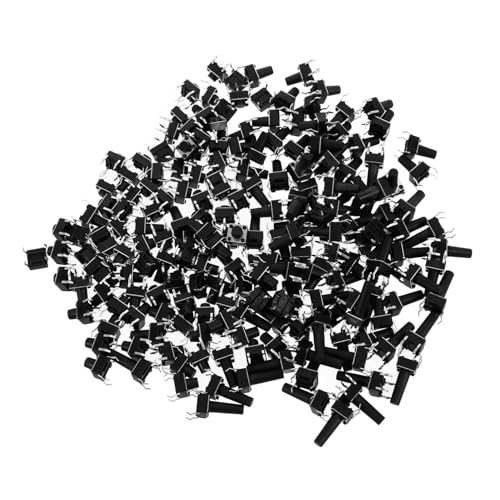 Toddmomy 200 Stück Micro Tactile Druckschalter Arten Momentary Push Button Switches Kompakte Micro Schalter für Breadboard Elektronische Schaltungen Platzsparend und Schnelle Reaktion von Toddmomy