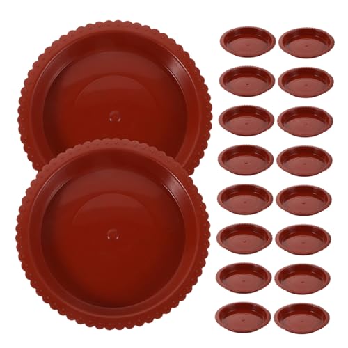 Toddmomy 24 Stück Teiliges Braune Runde Pflanzuntersetzer Auslaufsichere Blumentopf-abtropfschale aus Kunststoff für Balkon und Innenbereich Vielseitige Wasserauffangschalen für Toddmomy 24 Stück Teiliges Braune Runde Pflanzuntersetzer Auslaufsichere Blumentopf-abtropfschale aus Kunststoff für Balkon und Innenbereich Vielseitige Wasserauffangschalen für von Toddmomy