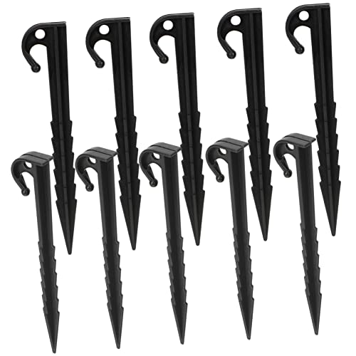 Toddmomy 25 Stück Robuste Zeltheringe Teilig Heavy Duty Erdnägel für Camping und Outdoor Geeignet für Strand Gras und Langlebig und Wiederverwendbar für Sichere Befestigung von Toddmomy