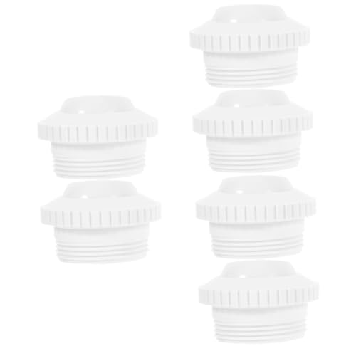 Toddmomy 3 Sätze Pool-massagedüsen Baden Poolzubehör Schwimmbad-massagedüse Beckeneinlaufdüse Pool-springbrunnen-düse Wasserauslassdüse Für Den Heimpool Plastik Weiß 2 Stücke * 3 von Toddmomy