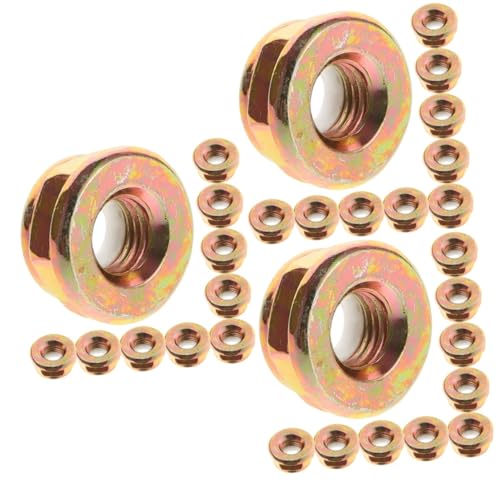 Toddmomy 3 Sätze Spindelwelle Schraubenmutter Für Rasenmäher Präzise Passform Einfache Installation Langlebiges Metallmaterial Zuverlässige Rasenmäher Ersatzteile 10 Stück * 3 von Toddmomy