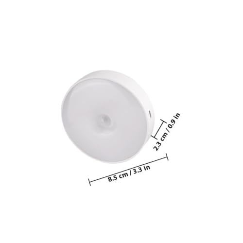 Toddmomy 3 Stück LED Nachtlicht mit Bewegungssensor Warmweiß Kabellos Kompakt Energiesparend Human Body Induction für Schlafzimmer Flur Badezimmer Küche Einfache Installation von Toddmomy