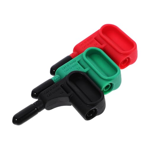 Toddmomy 3 Stück Magnetische Multimeter prüfspitzen Bananenstecker Lötfrei Schnelle Verbindung Kleine Messklemmen Praktisches Multimeter zubehör für Zuverlässige Stromkreisprüfung von Toddmomy
